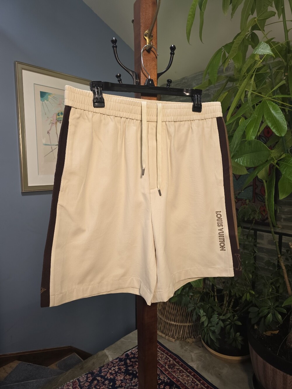 MADE IN ITALY LOUIS VUITTON BICOLOR WARM UP SHORTS XL